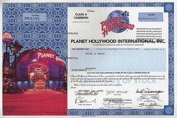 Planet Hollywood International, Inc., Version IV