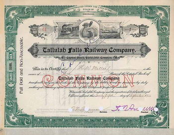 Tallulah Falls Railway Co.