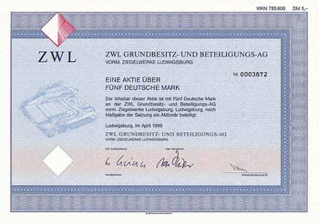 ZWL Grundbesitz- und Beteiligungs-AG vorm. Ziegelwerke Ludwigsburg