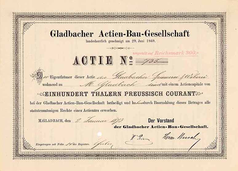 Gladbacher Actien-Bau-Gesellschaft
