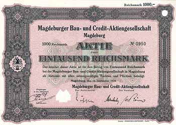 Magdeburger Bau- und Credit-AG