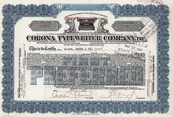 Corona Typewriter Co.