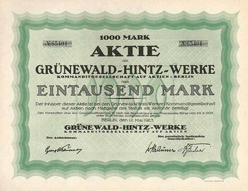 Grünewald-Hintz-Werke KGaA