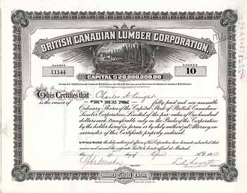 British Canadian Lumber Corp. Ltd.