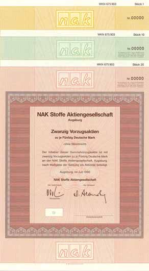 NAK Stoffe AG (3 Stücke)