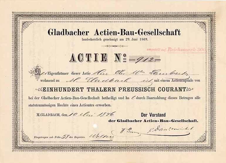 Gladbacher Actien-Bau-Gesellschaft