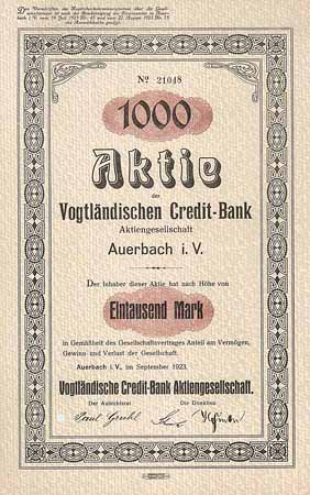 Vogtländische Credit-Bank AG