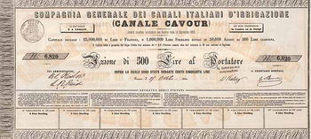 Compagnia Generale dei Canali Italiani d’Irrigazione (Canale Cavour) S.A.