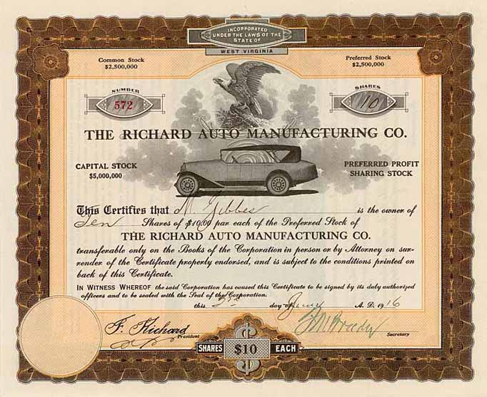 Richard Auto Manufacturing Co.