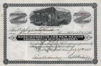 Massachusetts and New Mexico Cons. Mining Co.