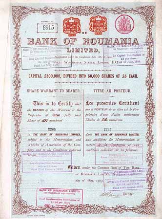 Bank of Roumania