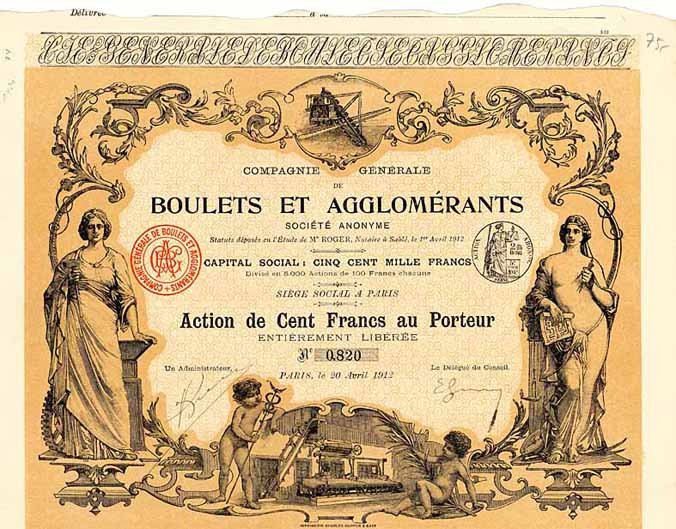 Cie. Gén. de Boulets et Agglomérants S.A.