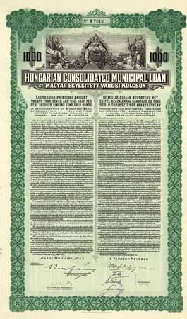 Hungarian Cons. Municipal Loan
