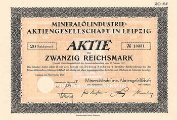 Mineralölindustrie-AG