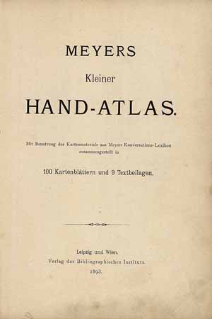 MEYERS Kleiner Hand-Atlas 1893