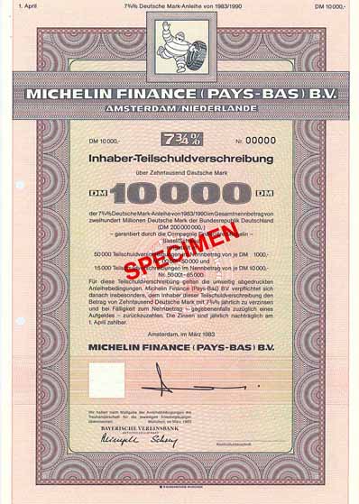 Michelin Finance (Pays-Bas) B.V.