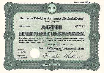 Deutsche Tafelglas AG (Detag)