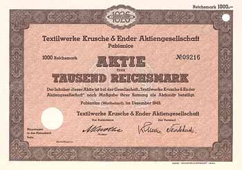 Textilwerke Krusche & Ender AG