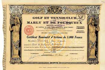 Golf et Tennis-Club de Marly et de Fourqueux S.A.