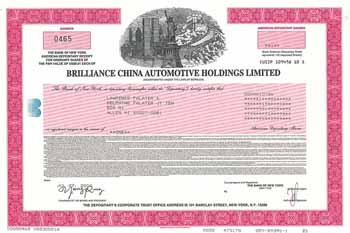 Brilliance China Automotive Holdings
