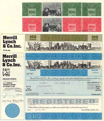 Merrill Lynch & Co. Inc. (4 Stücke)
