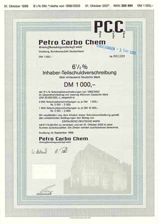 Petro Carbo Chem Rohstoffhandelsgesellschaft mbH