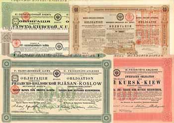 Sammlung Eisenbahnen Russland (44 Stück im Album)