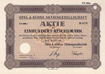 Opel & Kühne AG