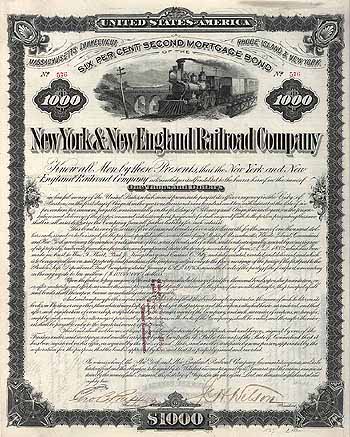 New York & New England Railroad