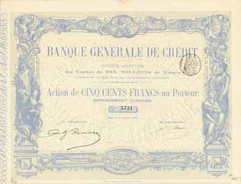 Banque Générale de Crédit S.A.