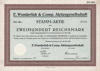 E. Wunderlich & Comp. AG