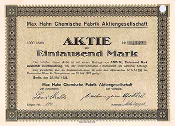 Max Hahn Chemische Fabrik AG