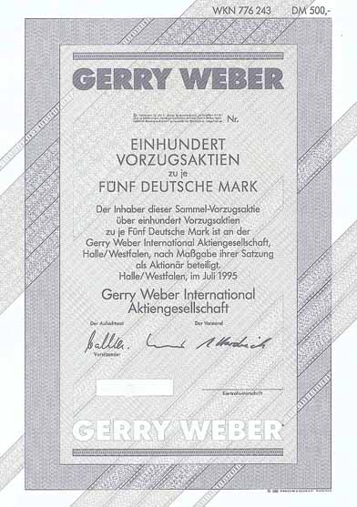 Gerry Weber International AG