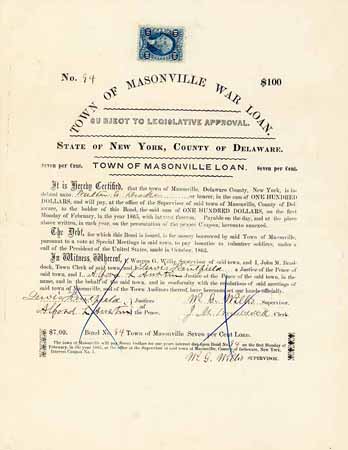 Town of Masonville - War Loan