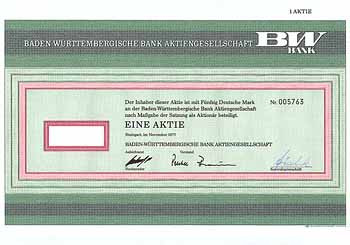 Baden-Württembergische Bank AG