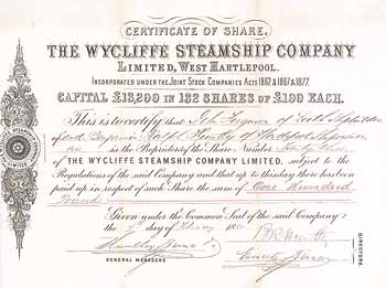 Wycliffe Steamship Co.