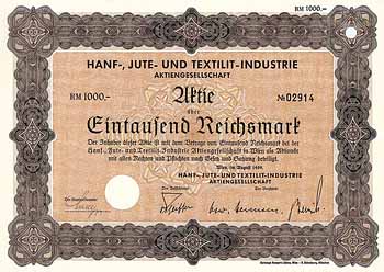 Hanf-, Jute- und Textilit-Industrie AG