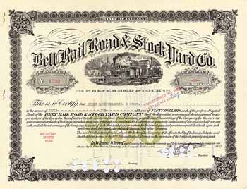 Belt Railroad & Stock Yard Co.