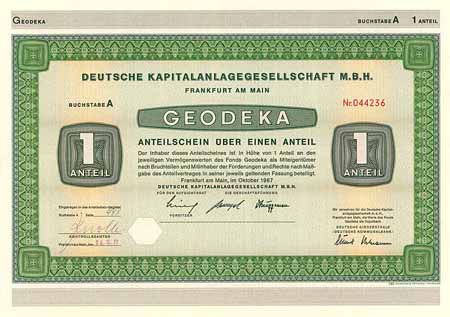 Deutsche Kapitalanlagegesellschaft mbH GEODEKA
