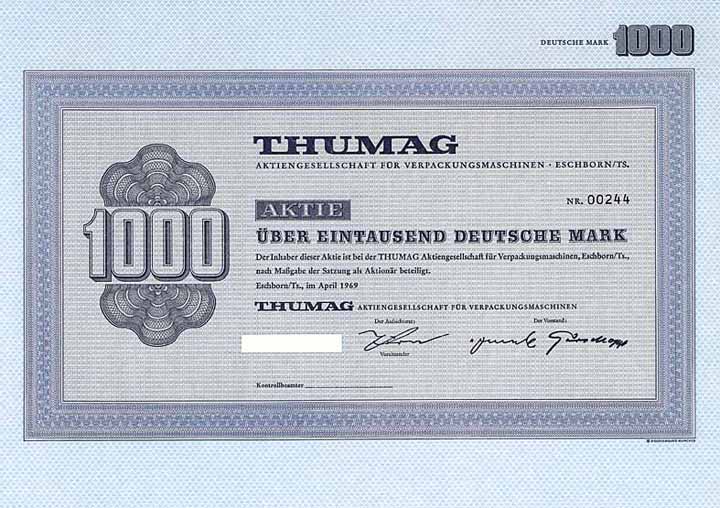 THUMAG AG für Verpackungsmaschinen