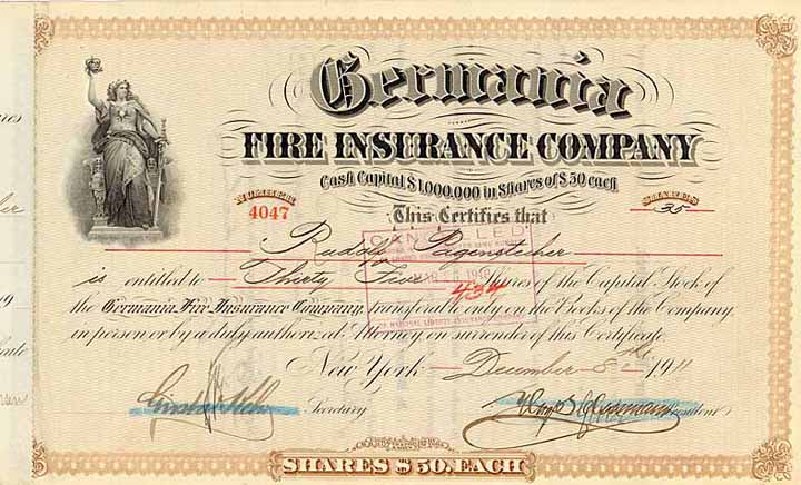 Germania Fire Insurance Co.