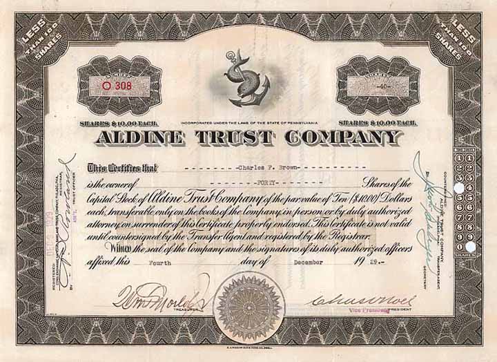 Aldine Trust Co.