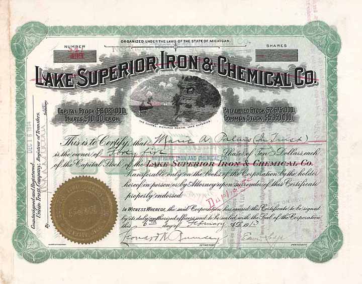Lake Superior Iron & Chemical Co.