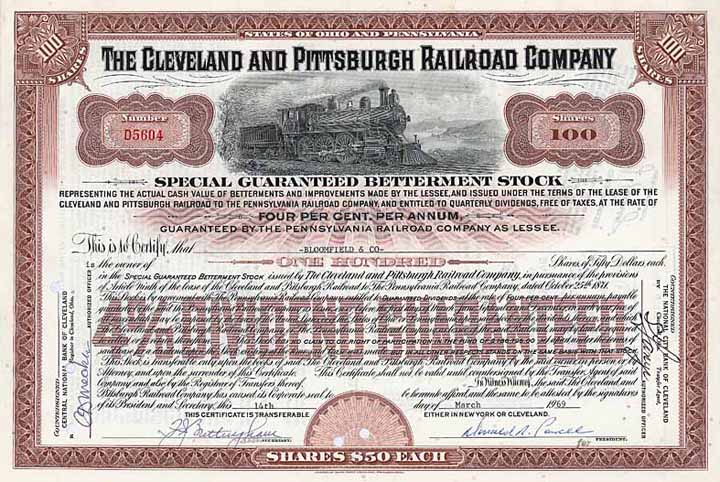 Cleveland & Pittsburgh Railroad