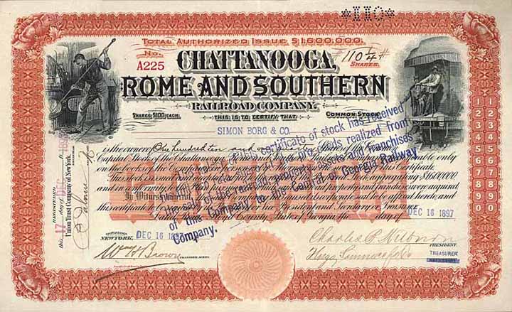 Chattanooga, Rome & Southern Railroad