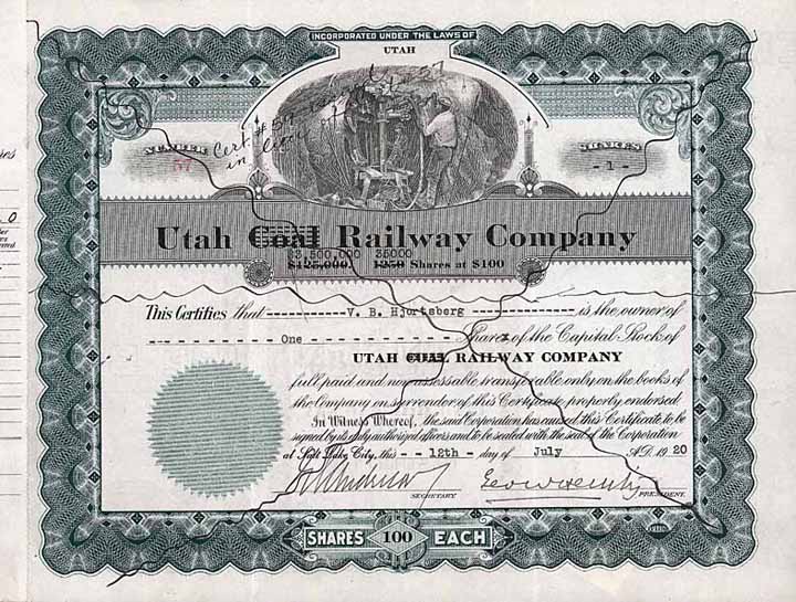 Utah (Coal) Railway