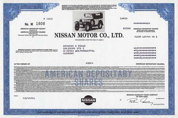 Nissan Motor Company Ltd.