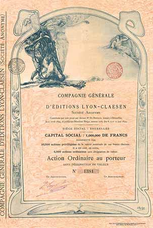 Cie. Générale d’Éditions Lyon-Claesen S.A.