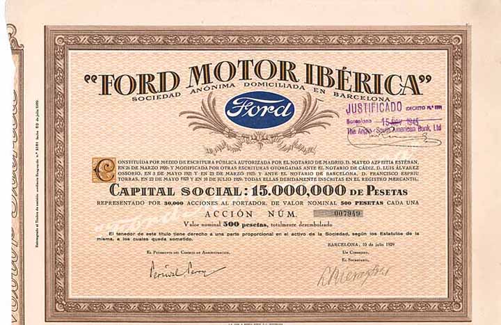 Ford Motor Ibérica S.A.