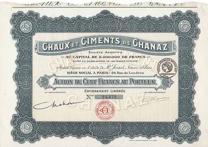 Chaux et Ciments de Chanaz S.A.